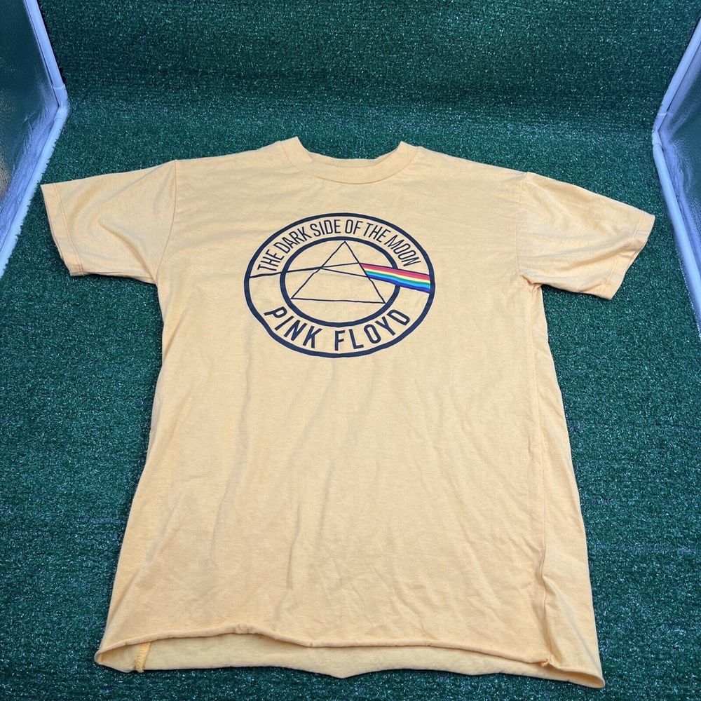 Pink Floyd 2018 The Dark Side of the‎ Moon T-Shirt Yellow Size XS
